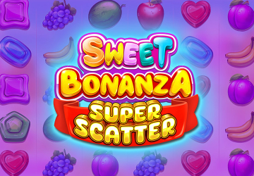 Игра Sweet Bonanza Super Scatter в Shuffle казино